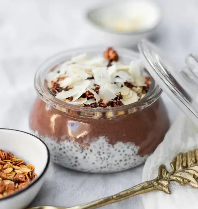 Pudding Graines De Chia Cacahuètes & Chocolat