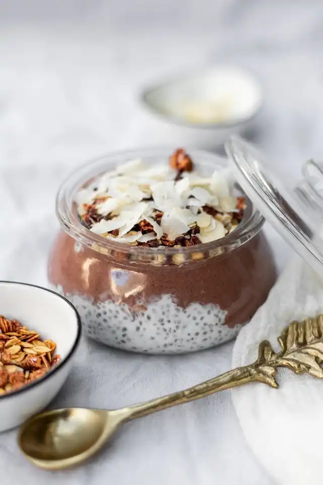 Pudding Graines De Chia Cacahuètes & Chocolat