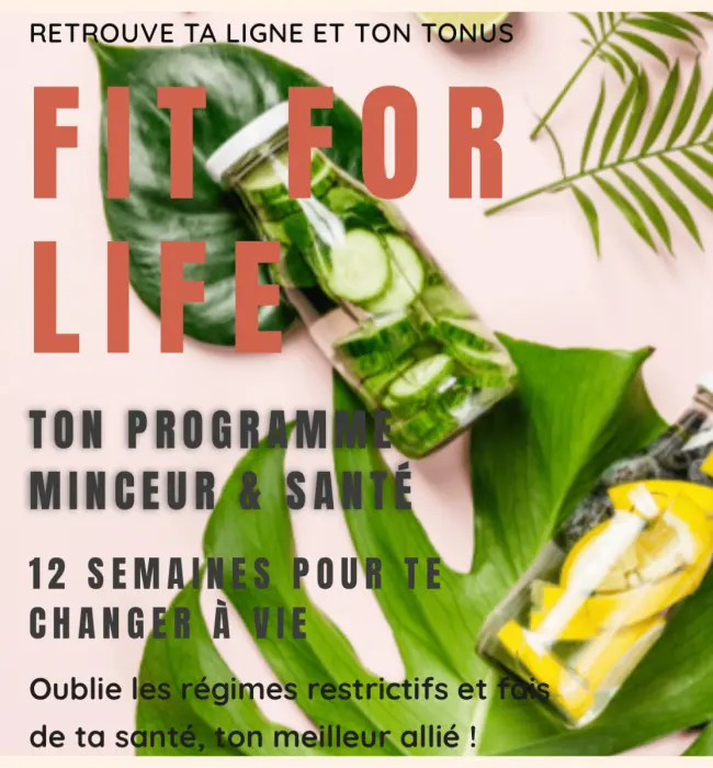 Rééquilibrage alimentaire personnalisé FIT FOR LIFE pour une perte de poids saine et durable