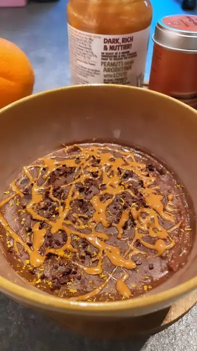 Recette Porridge chocolat orange & cannelle